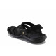 Sandale bărbați - nubuck natural - negru - SM122057