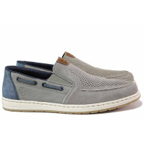 Mocasini - nubuck natural - gri - SM121319