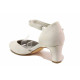Sandale femei - velur-eco de înaltă calitate - gri - SM121496
