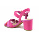 Sandale femei - velur-eco de înaltă calitate - roz - SM121522