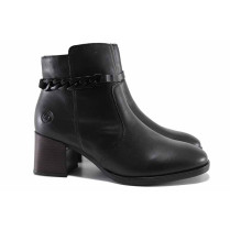 Ghete femei - piele naturală - negru - SM122153