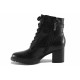 Ghete femei - piele naturală - negru - SM122296