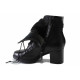 Ghete femei - piele naturală - negru - SM122296