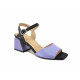 Sandale femei - piele naturală - violet - SM123122