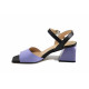 Sandale femei - piele naturală - violet - SM123122