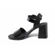 Sandale femei - piele naturală - negru - SM123362