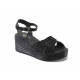 Sandale femei - piele naturală - negru - SM123366