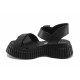 Sandale femei - piele naturală - negru - SM123398