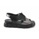 Sandale femei - piele naturală - negru - SM123399