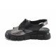 Sandale femei - piele naturală - negru - SM123399