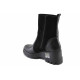 Ghete femei - piele naturală cu velur - negru - SM123568