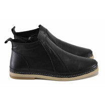 Ghete femei - piele naturală - negru - SM123573