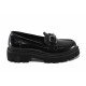 Mocasini - piele naturală cu lac - negru - SM123575