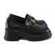 Mocasini - piele naturală - negru - SM123604