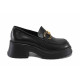 Mocasini - piele naturală - negru - SM123604