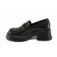 Mocasini - piele naturală - negru - SM123604