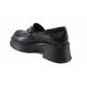 Mocasini - piele naturală - negru - SM123604