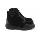 Ghete femei - piele naturală - negru - SM123649