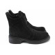 Ghete femei - nubuck natural - negru - SM123697