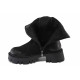 Ghete femei - piele naturală - negru - SM123958