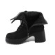 Ghete femei - nubuck natural - negru - SM123961