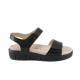 Sandale femei - piele naturală - negru - SM122714