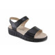 Sandale femei - piele naturală - negru - SM122714