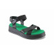 Sandale femei - piele naturală - negru - SM123315