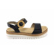 Sandale femei - piele naturală - negru - SM123316