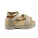 Sandale femei - nubuck natural - bej - SM123484