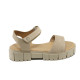 Sandale femei - nubuck natural - bej - SM123484