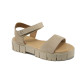 Sandale femei - nubuck natural - bej - SM123484