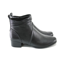 Ghete femei - piele naturală - negru - SM123772